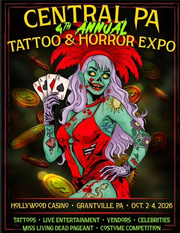 2026年Central PA Tattoo and Horror Expo官方活动海报